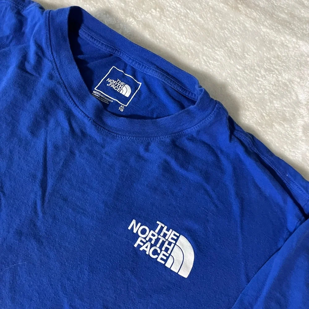 The North Face Blue Long Sleeve Shirt XL